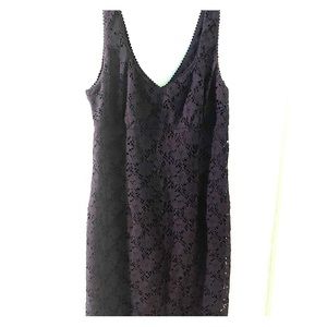 Lace, Fully Lined Navy Blue Cocktail Dress